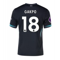 Camisa de time de futebol Liverpool Cody Gakpo #18 Replicas 2º Equipamento 2024-25 Manga Curta